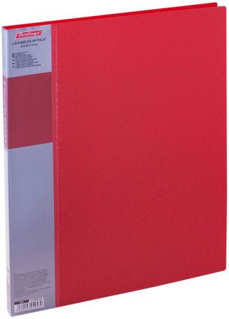 Berlingo Папка с зажимом Standard цвет красный