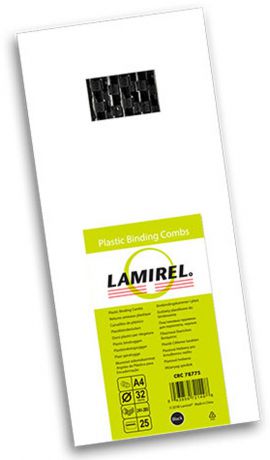 Lamirel LA-78775, Black пружина для переплета, 32 мм (25 шт)