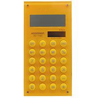 Калькулятор "Assistant AC-1193", 8-разрядный, цвет: желтый