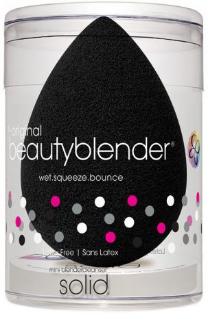Beautyblender Спонж "Pro" и мини мыло для очистки "Solid Blendercleanser"