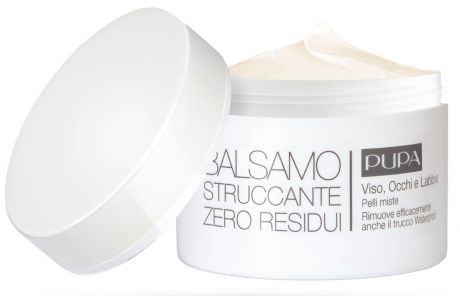 Pupa Бальзам для удаления макияжа для комбинированной кожи Zero Residue Make-Up Removing Balm, 100 мл