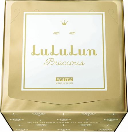 Маска для лица LuLuLun Precious White, антивозрастастная, увлажняющая и выравнивающая тон, 32 шт