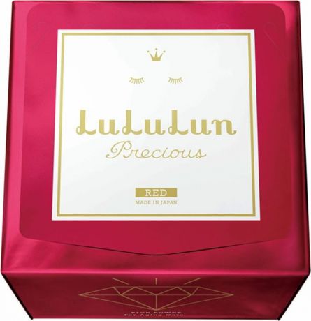 Маска для лица LuLuLun Precious Red, антивозрастная, интенсивно увлажняющая и тонизирующая, 32 шт