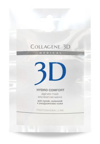 Medical Collagene 3D Альгинатная маска для лица и тела Hydro Comfort, 30 г