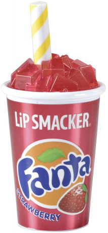 Бальзам для губ Lip Smacker, с ароматом Fanta Strawberry, 7,4 г