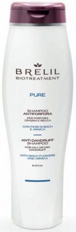 Brelil Bio Traitement Pure Anti Dandruff Shampoo Шампунь против перхоти, 250 мл