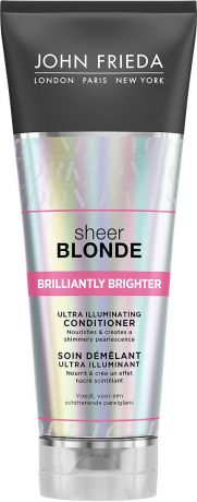 John Frieda Sheer Blonde Brilliantly Brighter Кондиционер для придания блеска светлым волосам, 250 мл
