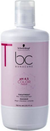 Маска для волос интенсивная Schwarzkopf Professional Bonacure "Color Freeze pH4.5", 750 мл