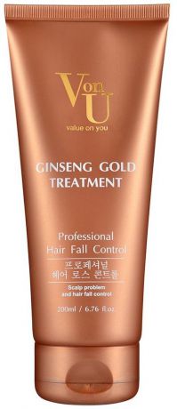 Средство для лечения волос Von-U Ginseng Gold, 200 мл