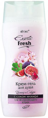 Витэкс Крем-Гель для душа "Exotic Fresh. Инжир и Сакура", 515 мл