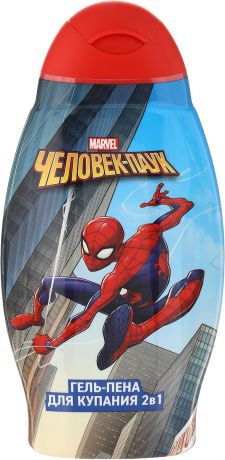 Spider-Man Гель-пена для ванны 2в1 "Double effect", детский, 400 мл