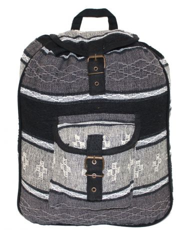 Сумка-рюкзак женская Ethnica, цвет: серый, белый. 187250