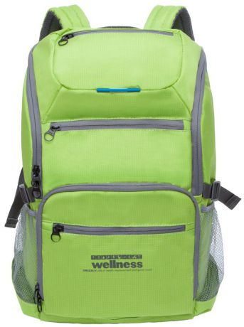 Рюкзак спортивный мужской "Grizzly", цвет: светло-зеленый. RU-710-1/2