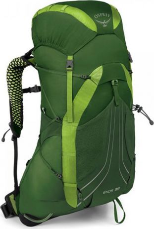 Рюкзак Osprey "Exos", цвет: зеленый, 38 л. Размер M
