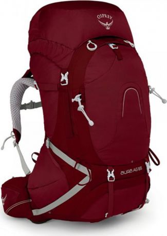 Рюкзак Osprey "Aura AG", цвет: красный, 62 л