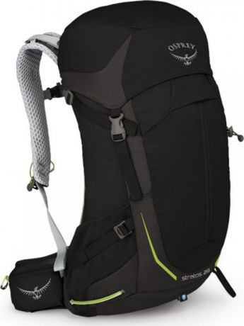 Рюкзак Osprey "Stratos", цвет: черный, 26 л. Размер M/L