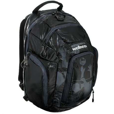 Рюкзак молодежный Grizzly, цвет: черный, серый. RU-417-1
