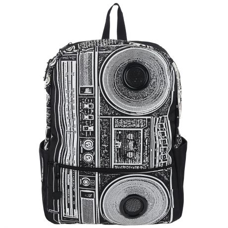 Рюкзак Mojo Pax "Boombox", с динамиками, цвет: черный, белый. KZ9983489