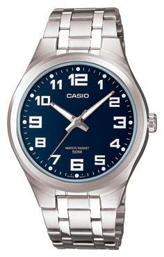 Часы наручные мужские Casio "Collection", цвет: стальной, белый. MTP-1310PD-2B