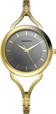 Наручные часы женские Adriatica, цвет: черный. 3796.1117Q
