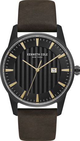 Часы наручные мужские "Kenneth Cole", цвет: коричневый. KC15204003