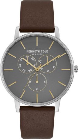 Часы наручные мужские "Kenneth Cole", цвет: коричневый . KC50008003