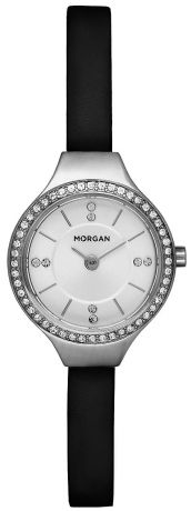 Часы наручные женские Morgan, цвет: черный, серый металлик. MG 007S/FA