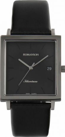 Часы наручные мужские Romanson, цвет: черный. DL2133SMW(BK)