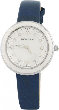 Часы наручные женские Romanson, цвет: синий. RL4231LW(WH)BU