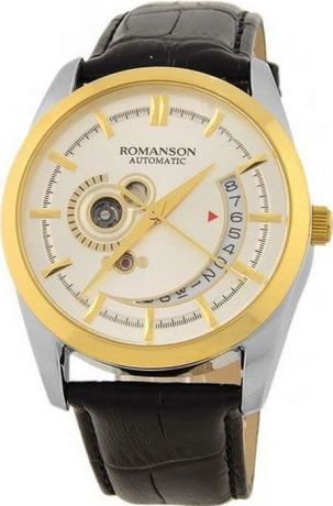 Часы наручные мужские Romanson, цвет: черный. TL3224RMC(WH)BK