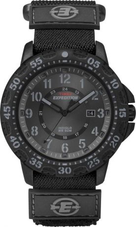 Часы наручные мужские Timex, цвет: черный, черный. TMX-54-132