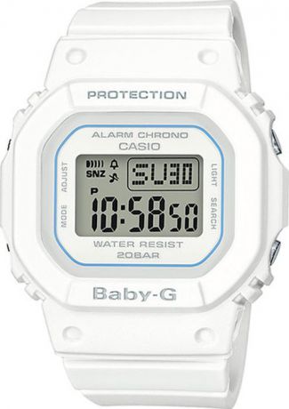 Часы наручные женские Casio "Baby-G", цвет: белый. BGD-560-7E