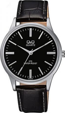 Часы наручные мужские Q & Q, цвет: черный. C214-302