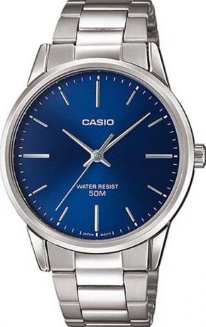 Часы наручные мужские Casio Collection, цвет: стальной, синий. MTP-1303PD-2FVEF
