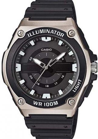 Часы наручные мужские Casio Collection, цвет: черный, серый. MWC-100H-1AVEF