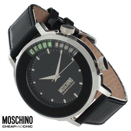Часы женские наручные "Moschino", цвет: черный. MW0246