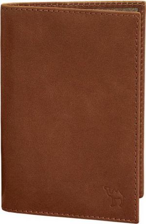 Обложка для паспорта мужская Dimanche "Camel", цвет: рыжий. 170/К