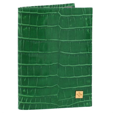 Обложка для паспорта Dimanche "Казино", цвет: зеленый. 980
