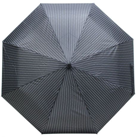 Зонт мужской Vogue, полный автомат, 3 сложения, цвет: черный в полоску. 797V-1