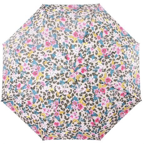 Зонт женский "Artrain", автомат, 3 сложения, цвет: желтый, розовый, бирюзовый. 3915-5444