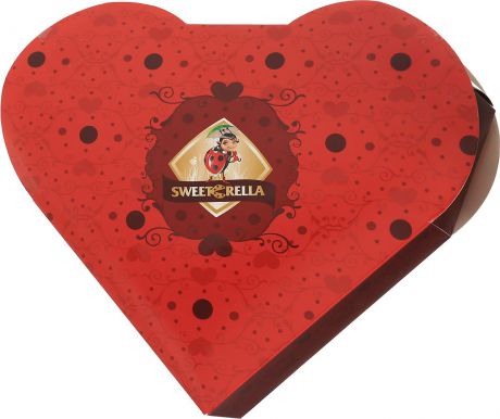 Sweeterella набор шоколадных конфет пламенное сердце, 170 г