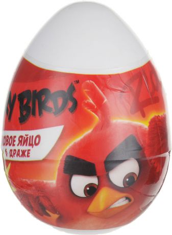 Angry Birds пластиковое яйцо с драже, 20 г