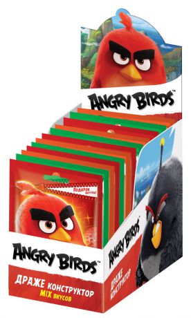 Конфитрейд Angry Birds Movie драже конструктор с паззлом, 24 шт по 12 г