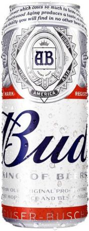 Bud Пиво безалкогольное, 0,45 л