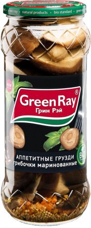 Green Ray грузди маринованные, 580 мл