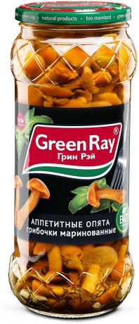 Green Ray опята маринованные, 580 мл