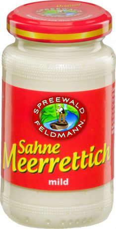Spreewald Feldmann Хрен тертый со сливками консервированный, 160 мл