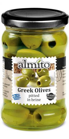 Греческие оливки без косточки Almito, 320 мл