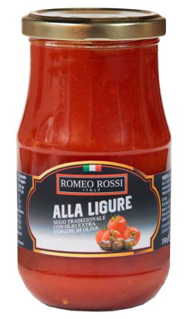Romeo Rossi соус томатный для пасты Лигуре, 350 г