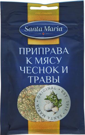 Santa Maria Приправа к мясу пряная чеснок и травы, 20 г
